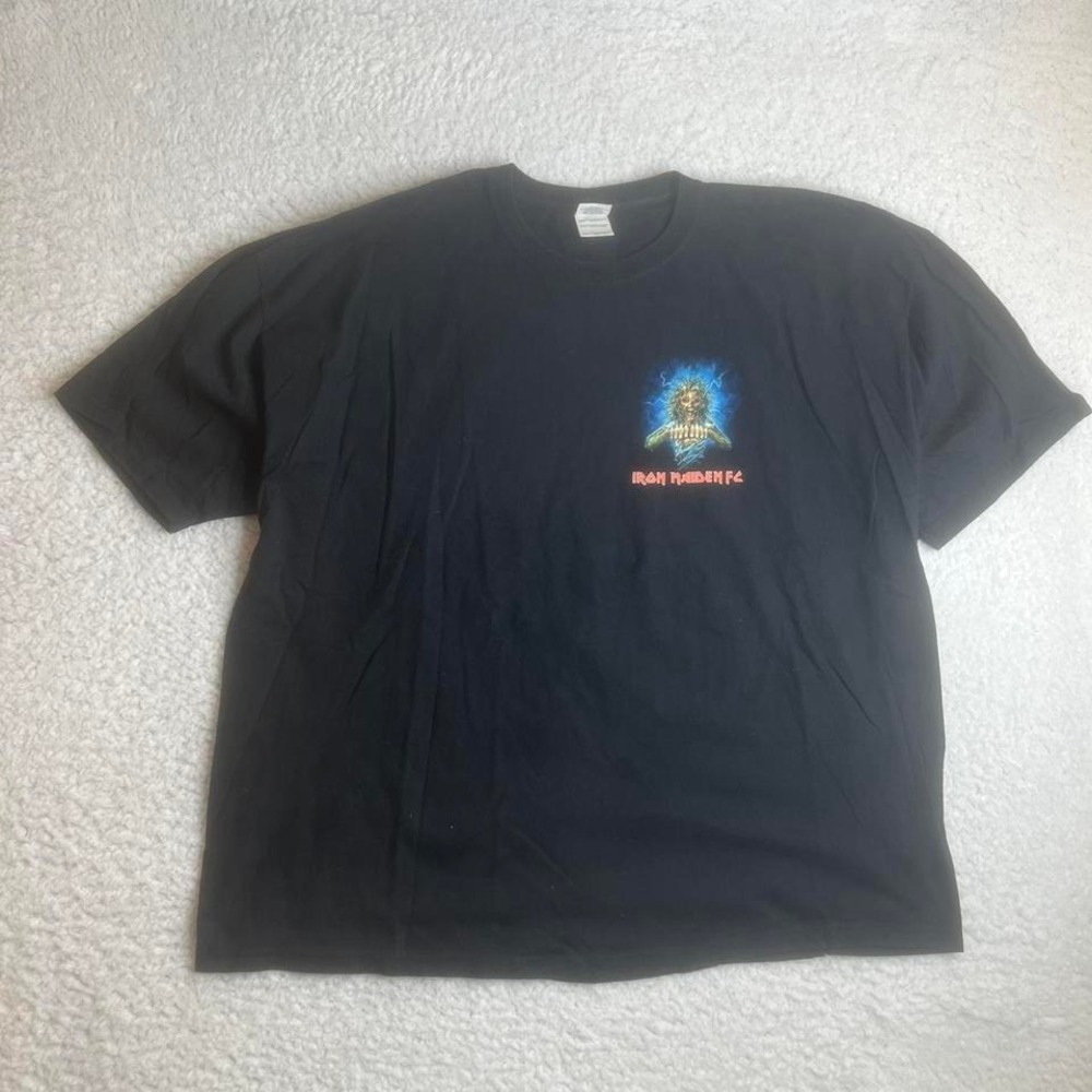 Iron Maiden men's black fan club rare tshirt band metal 3xl